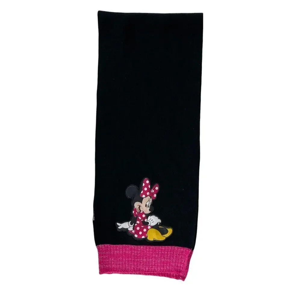MINNIE MOUSE DISNEY Knit Winter Beanie Hat Scarf Set One Size